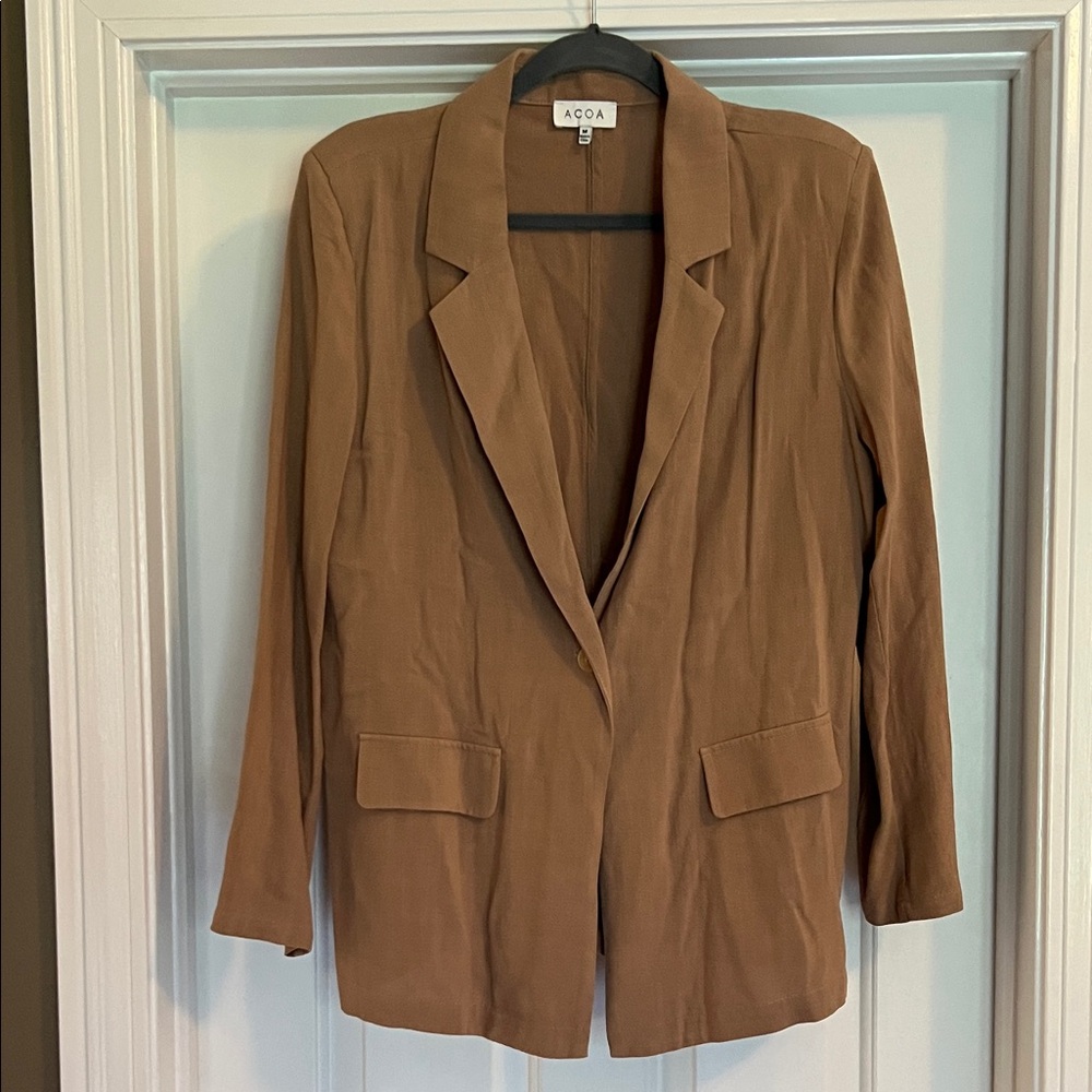 Chic Brown Blazer by Acoa
